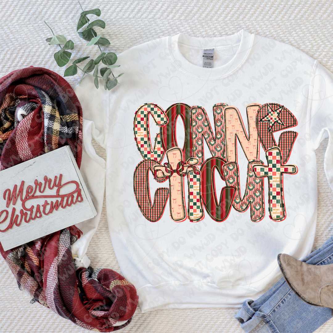 Merry State Alpha DTF Print