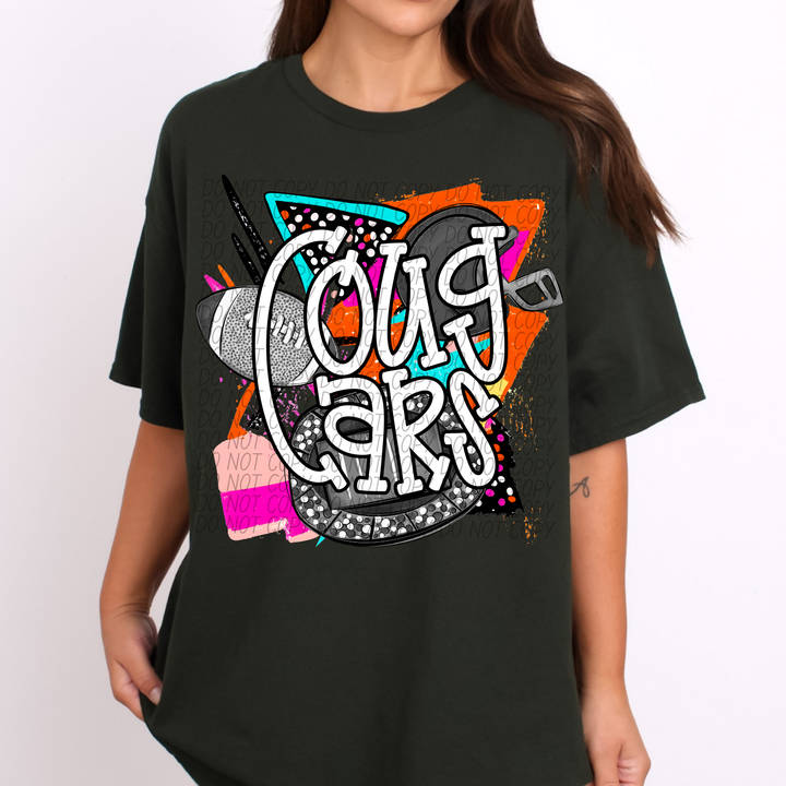 Bright Retro Football Mascots (Listing 1 of 2)