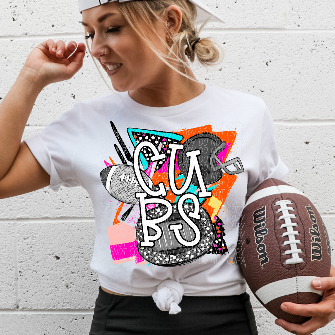 Bright Retro Football Mascots (Listing 1 of 2)