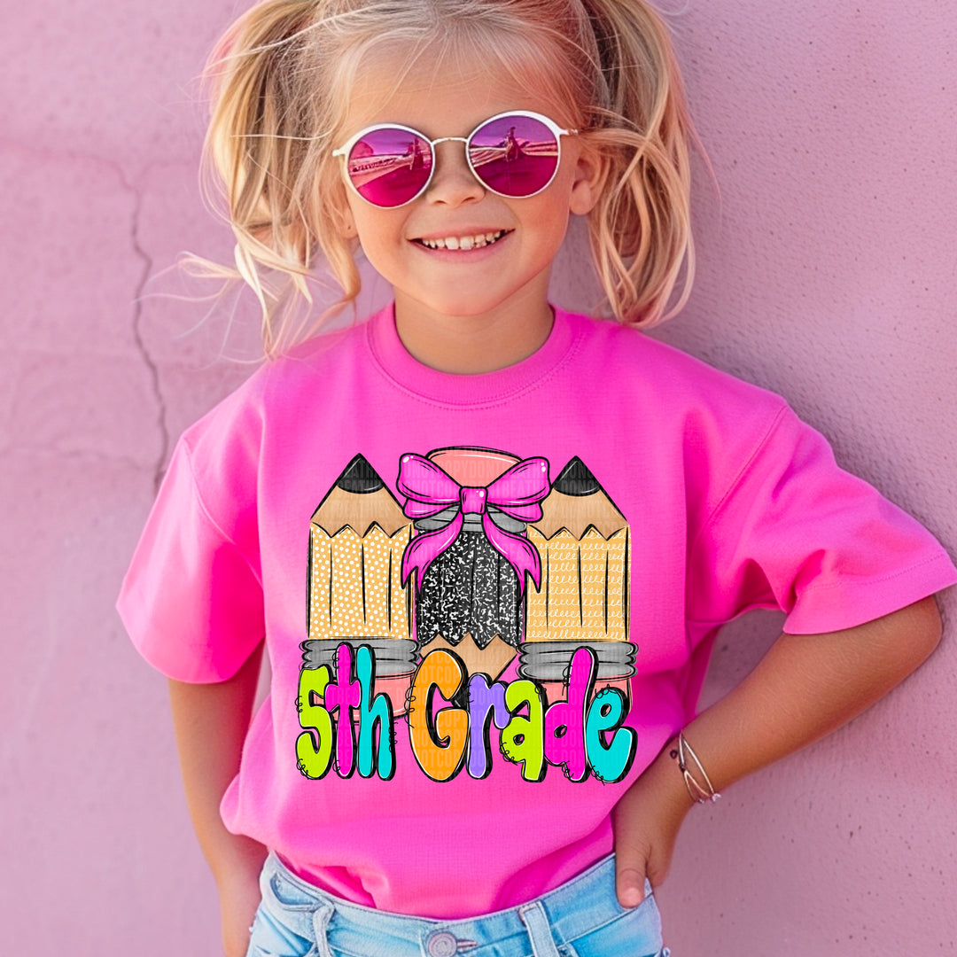 Doodle Pencil Collection DTF Print