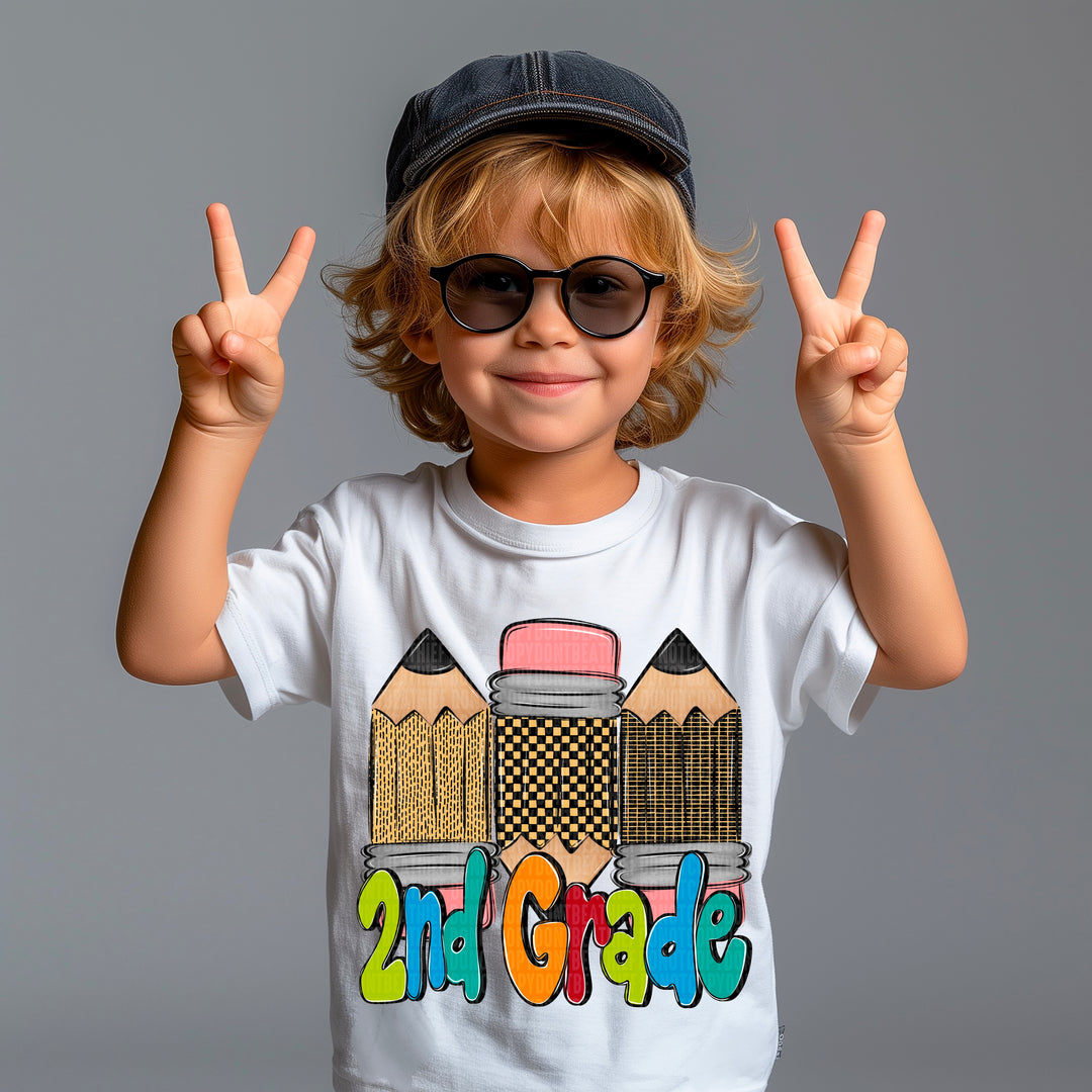 Doodle Pencil Collection DTF Print