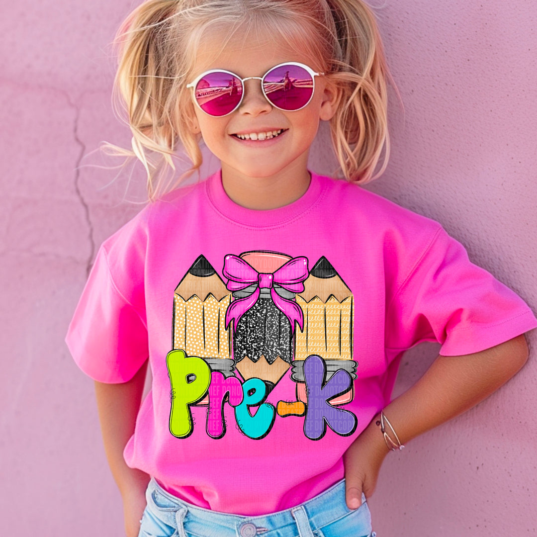 Doodle Pencil Collection DTF Print