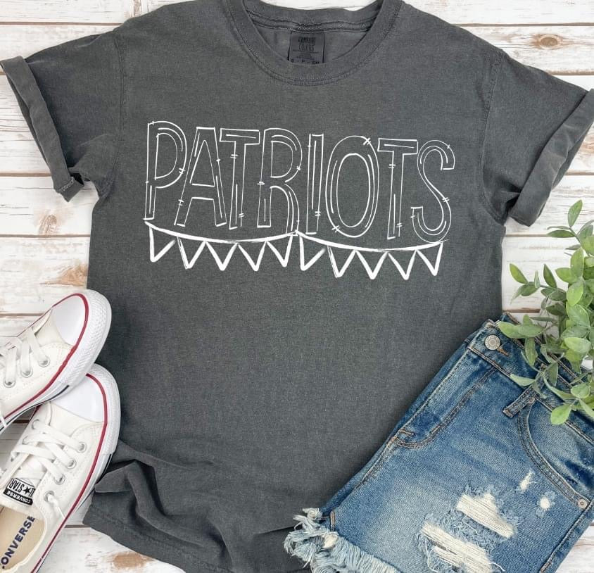 Sketchy Doodle Pennant Mascot DTF Print