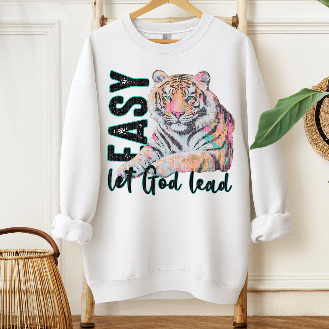 Easy Tiger Let God Lead DTF Print