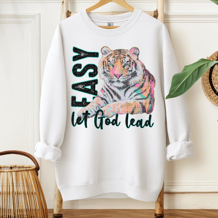 Easy Tiger Let God Lead DTF Print