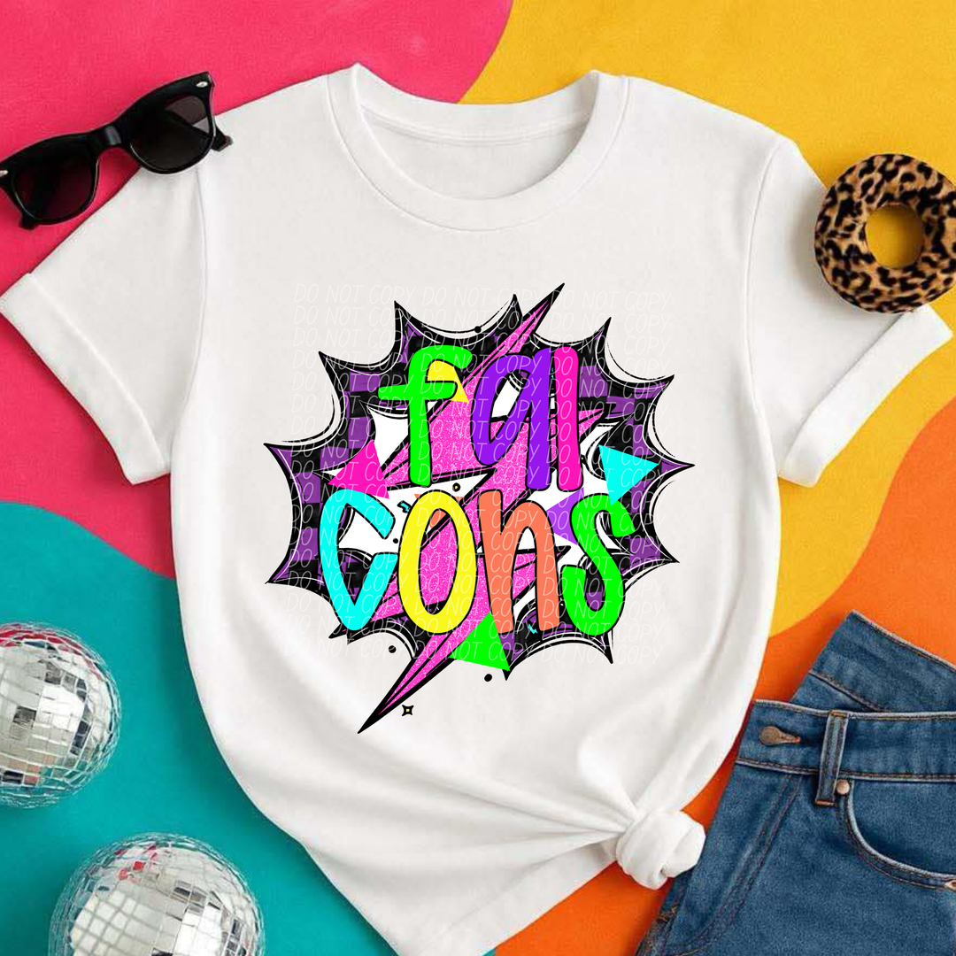 80's Hero Mascots Youth DTF Print