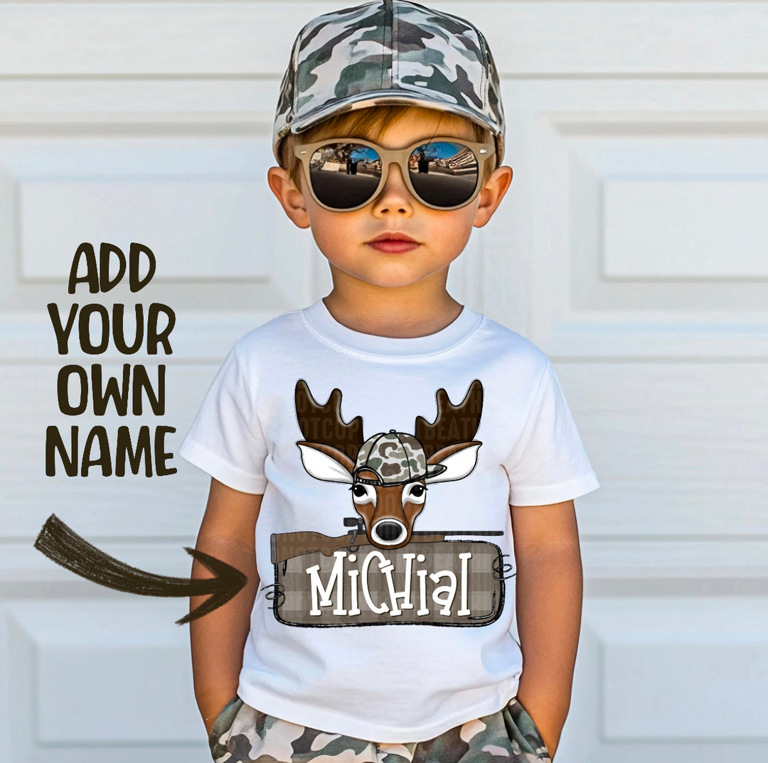 Custom Hunter Boy DTF Print