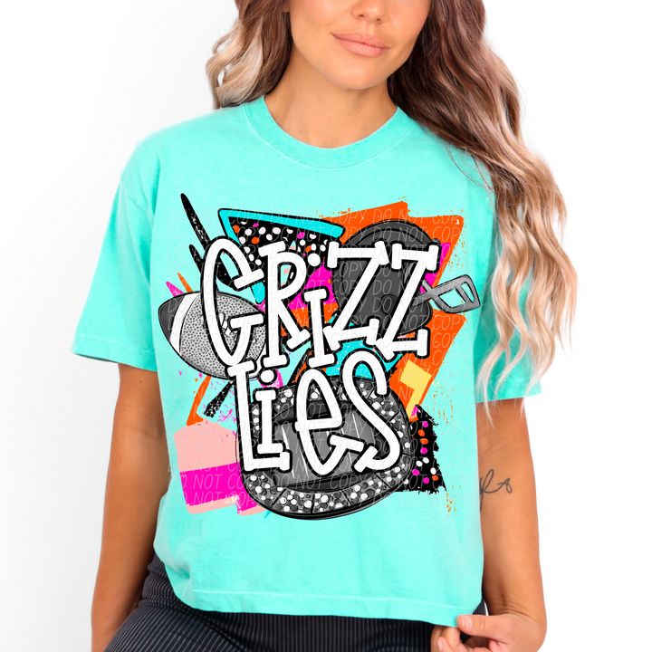 Bright Retro Football Mascots (Listing 1 of 2)