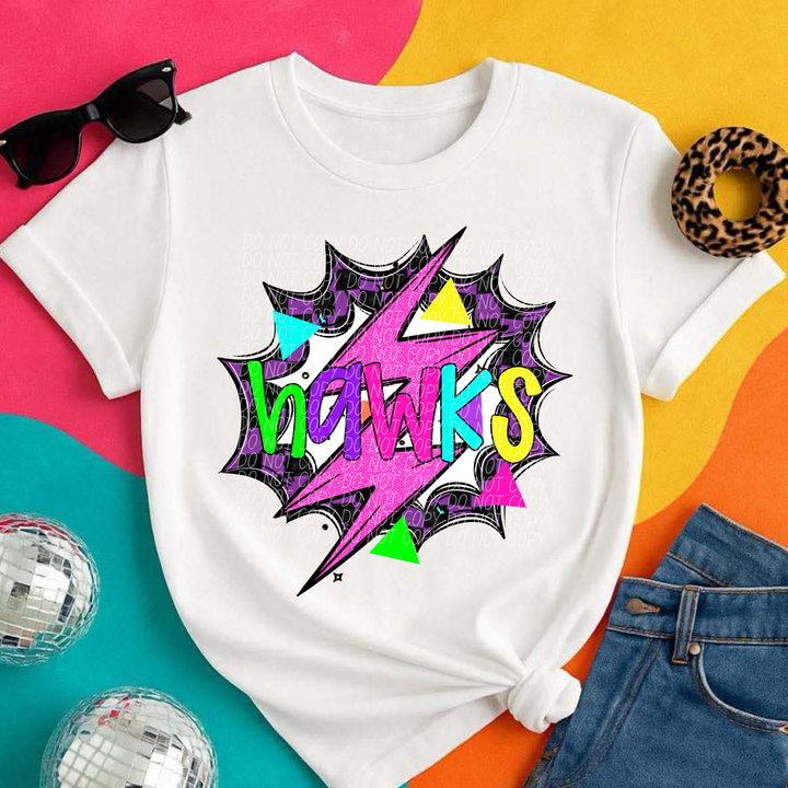 80's Hero Mascots Youth DTF Print