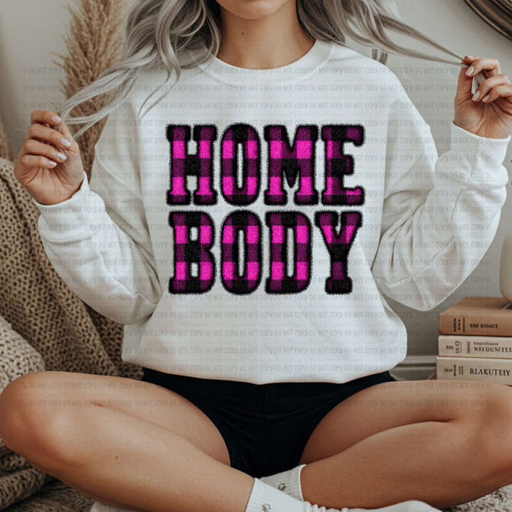 Homebody Plaid DTF Print