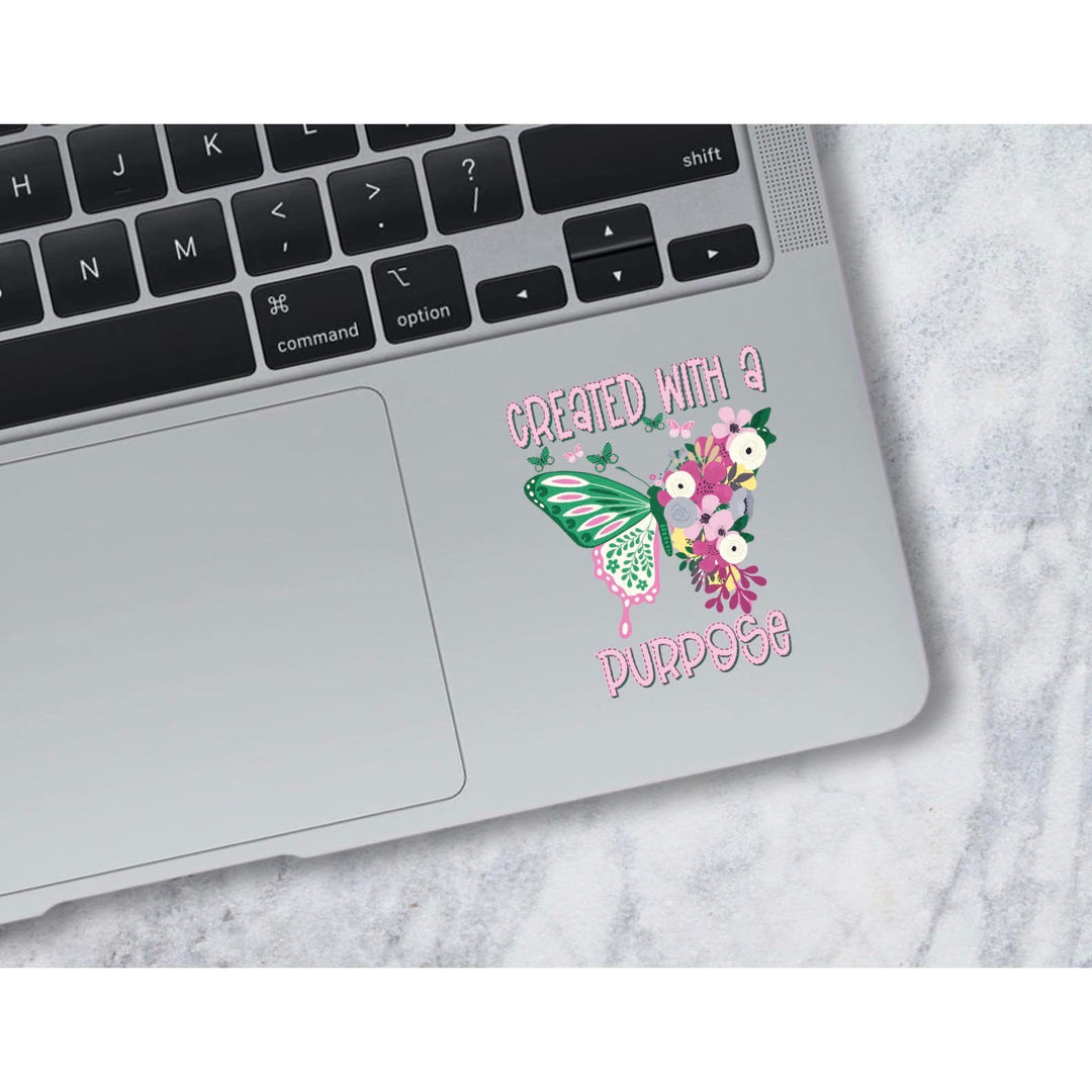 Created With A Purpose Die Cut Stickers