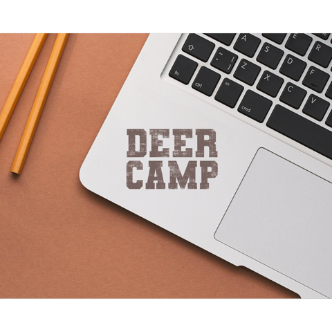 Deer Camp Die Cut Stickers