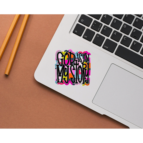 God Is In My Story Die Cut Stickers