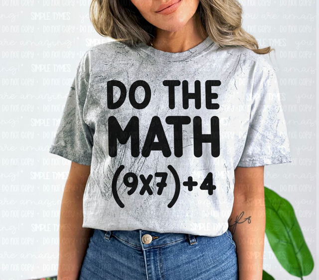 Do The Math Six Seven DTF Print