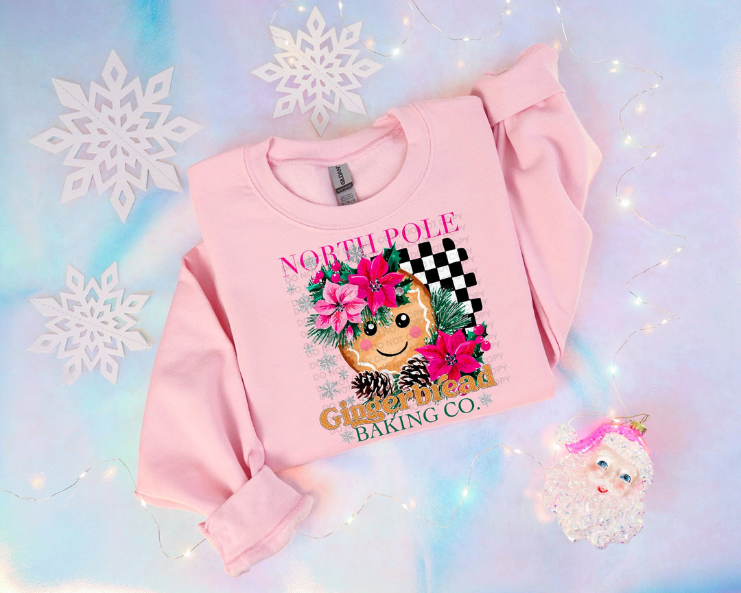 North Pole Gingerbread Co DTF Print