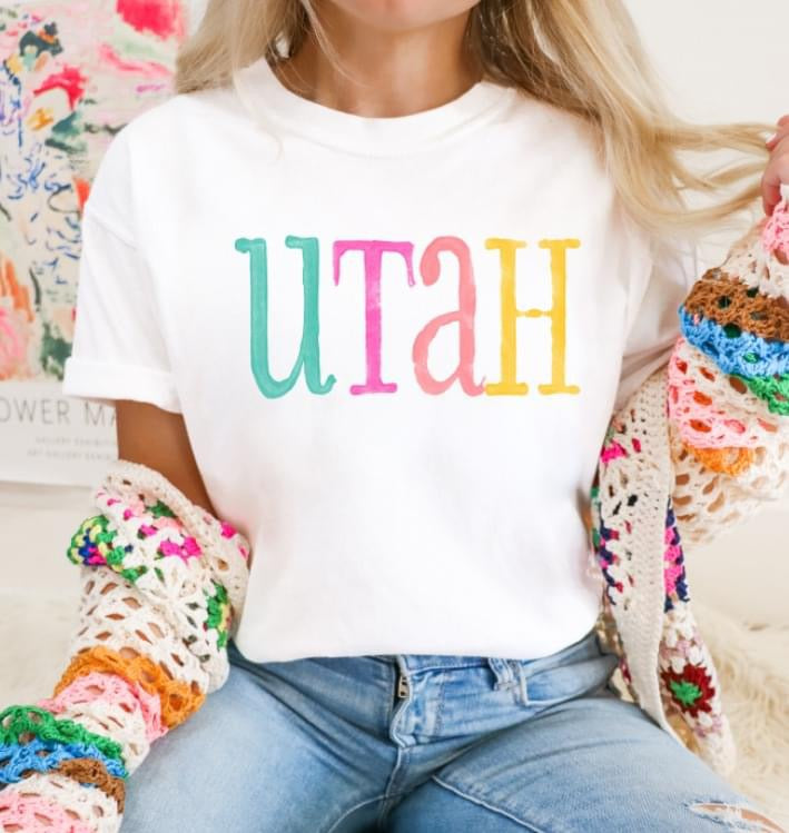 Water Color States DTF Print