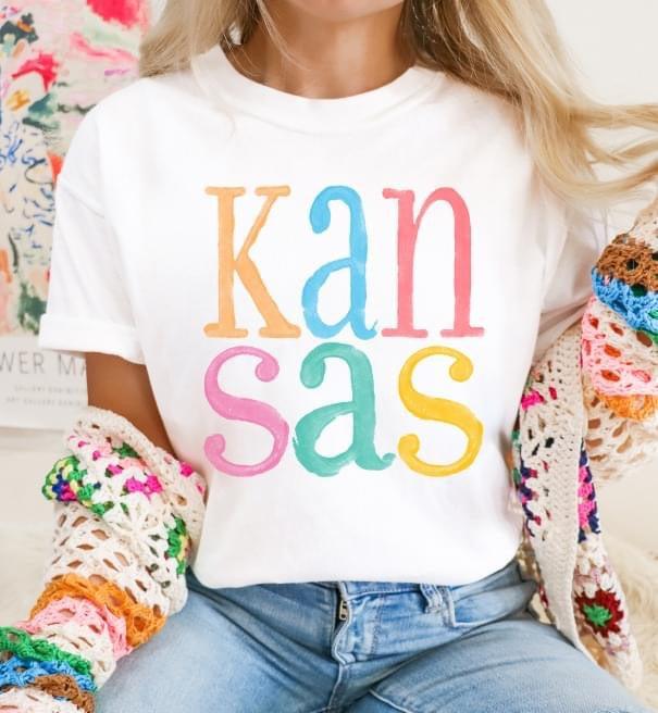 Water Color States DTF Print