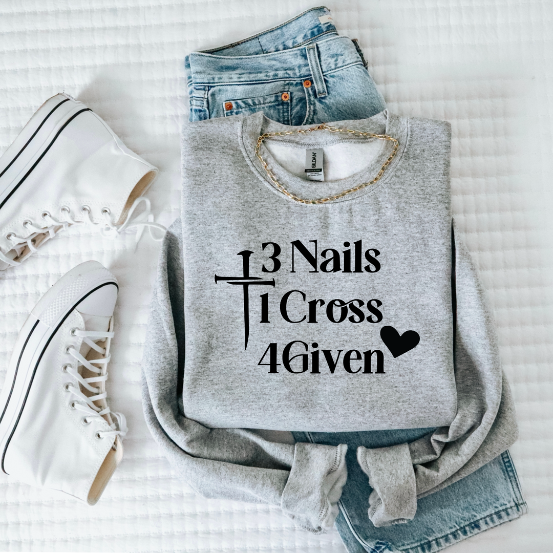 3 Nails 1 Cross DTF Print