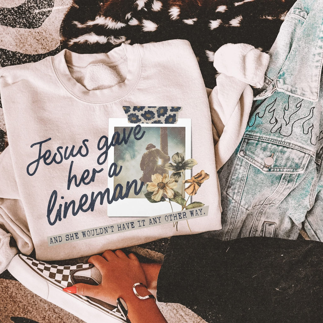 Jesus Gave Her CUSTOM DTF Print (Email your picture to support@simpletymes.com)