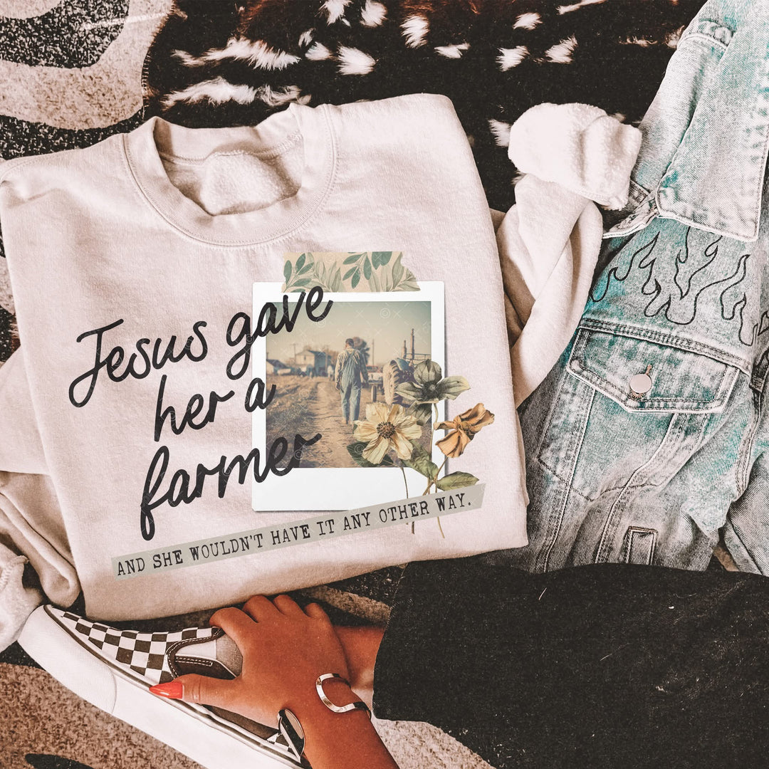 Jesus Gave Her CUSTOM DTF Print (Email your picture to support@simpletymes.com)