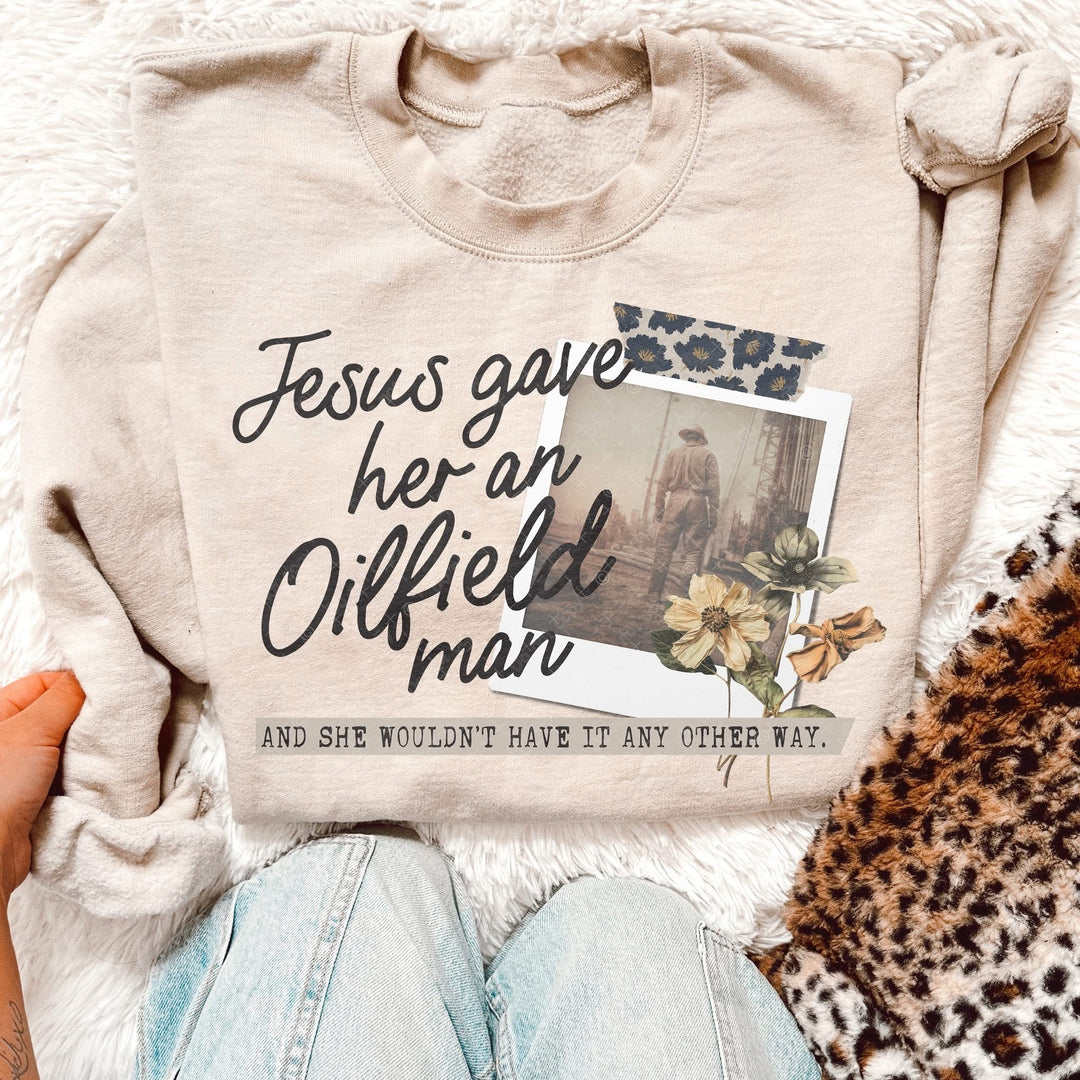 Jesus Gave Her CUSTOM DTF Print (Email your picture to support@simpletymes.com)