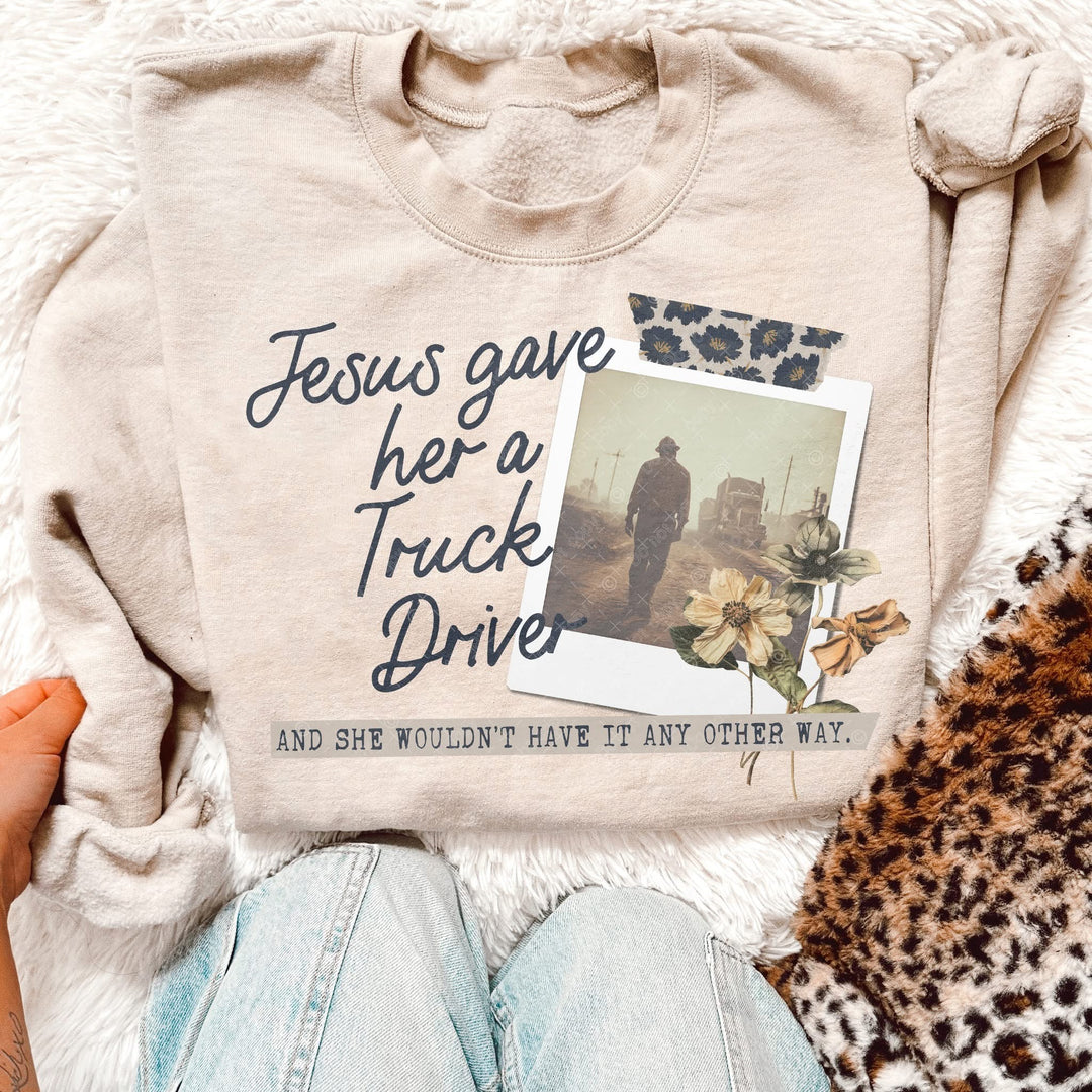 Jesus Gave Her CUSTOM DTF Print (Email your picture to support@simpletymes.com)