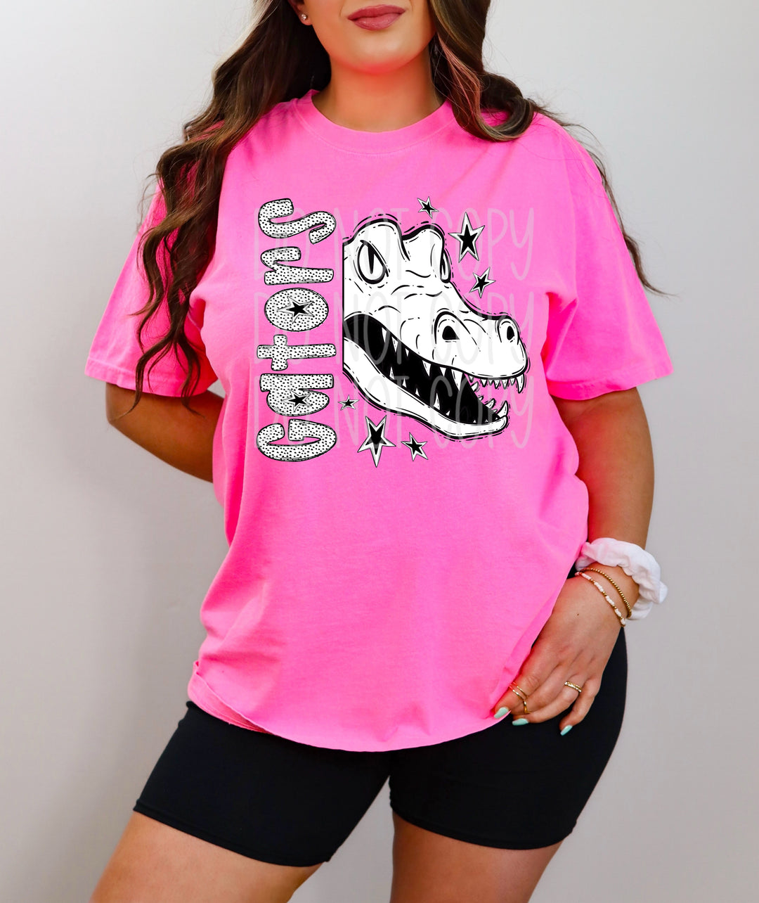 BW Dottie Mascots DTF Print