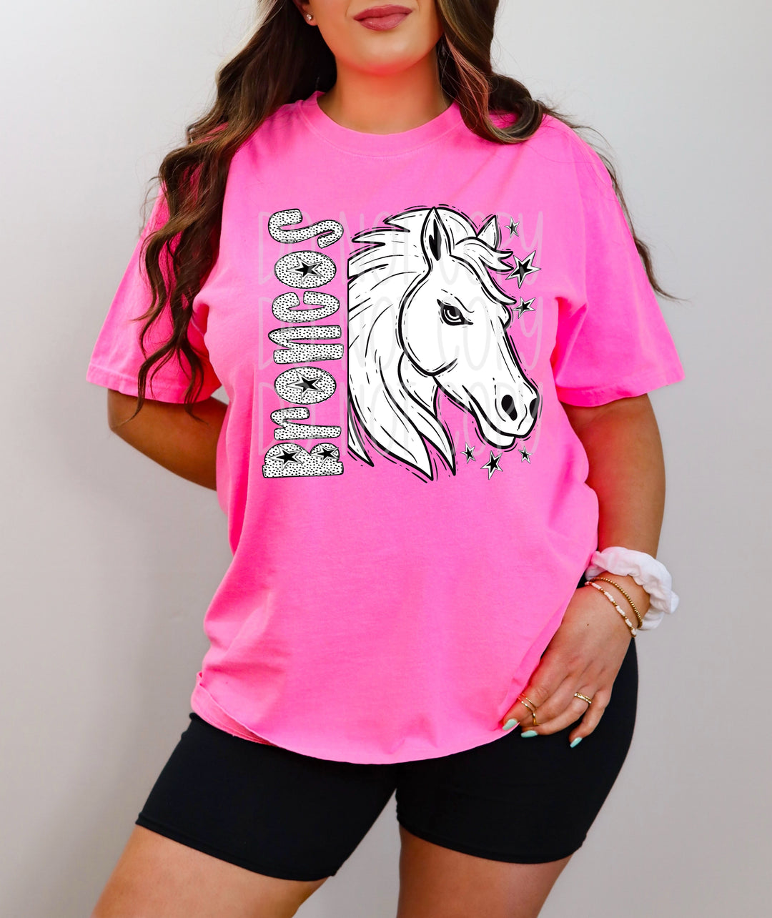 BW Dottie Mascots DTF Print