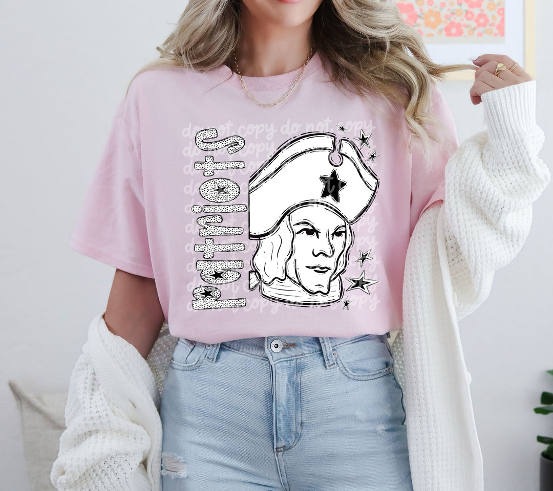 BW Dottie Mascots DTF Print