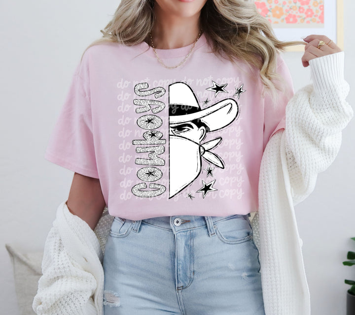 BW Dottie Mascots DTF Print