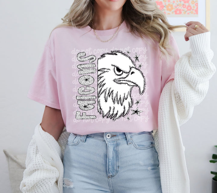 BW Dottie Mascots DTF Print