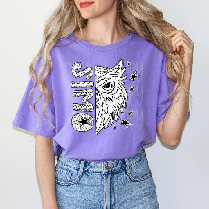 BW Dottie Mascots DTF Print