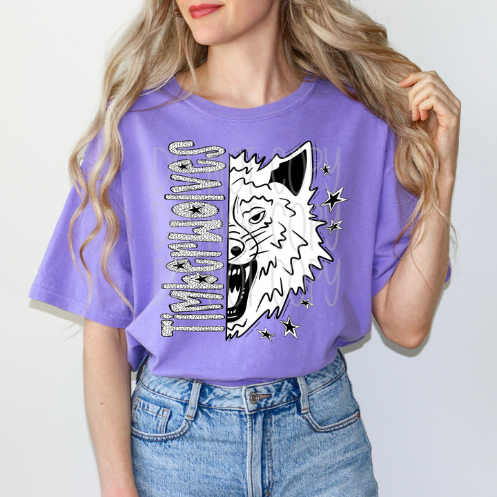 BW Dottie Mascots DTF Print