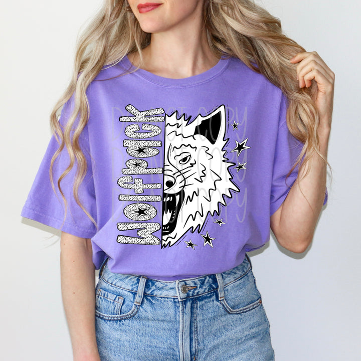 BW Dottie Mascots DTF Print