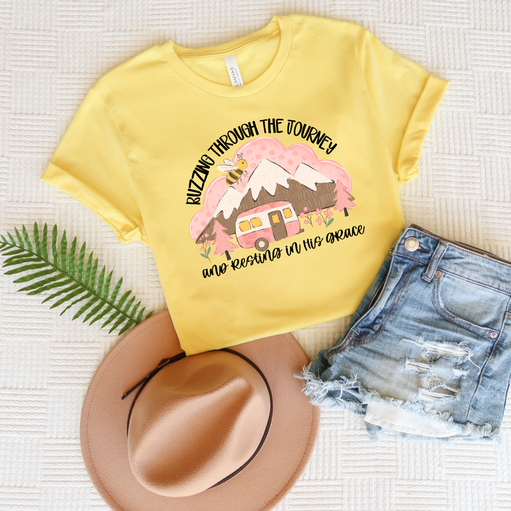 Buzzing Through The Journey DTF Print