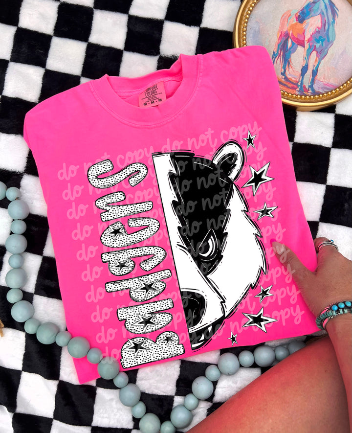 BW Dottie Mascots DTF Print