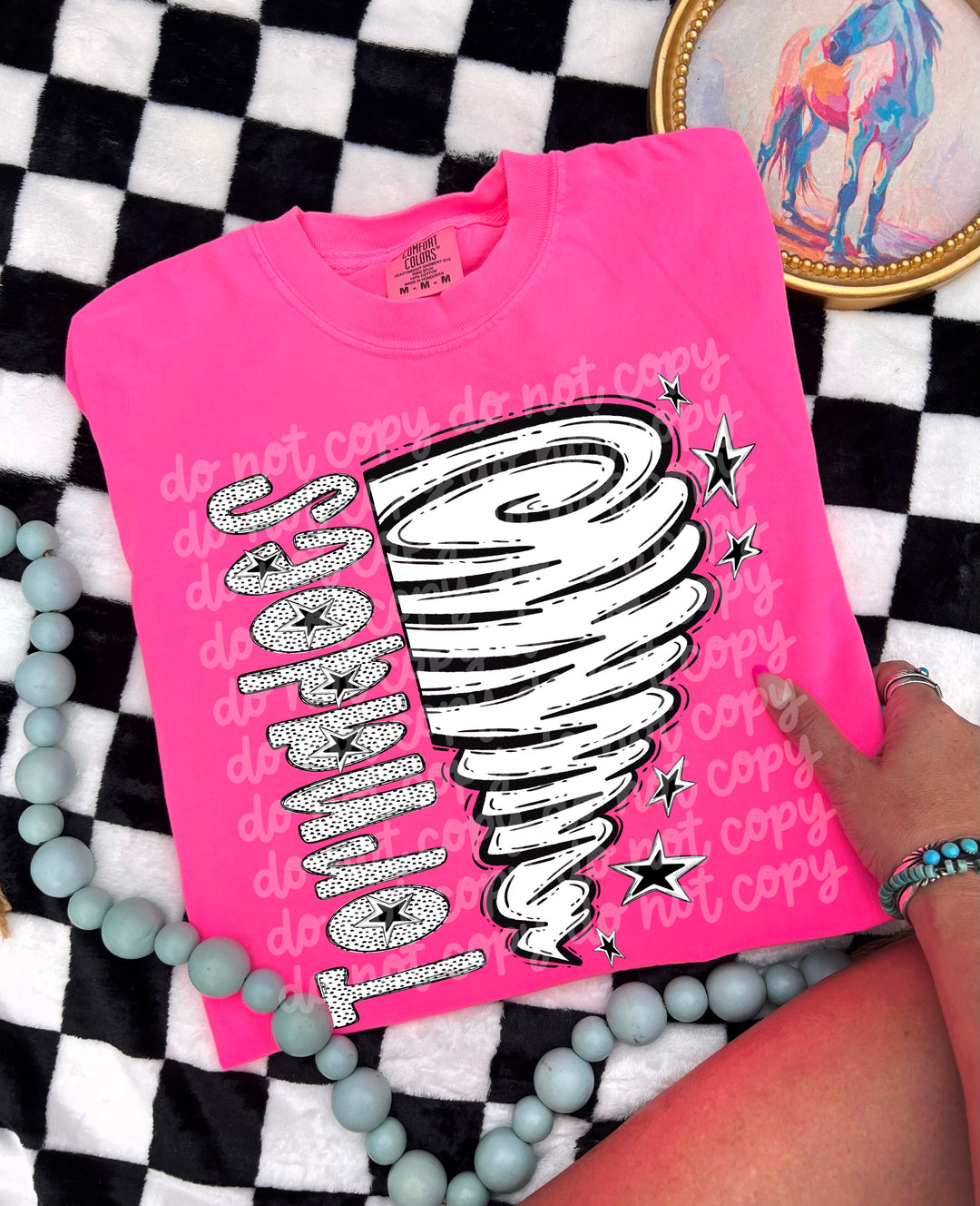 BW Dottie Mascots DTF Print