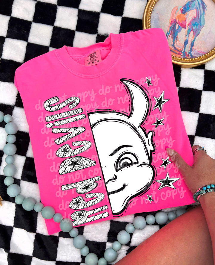 BW Dottie Mascots DTF Print