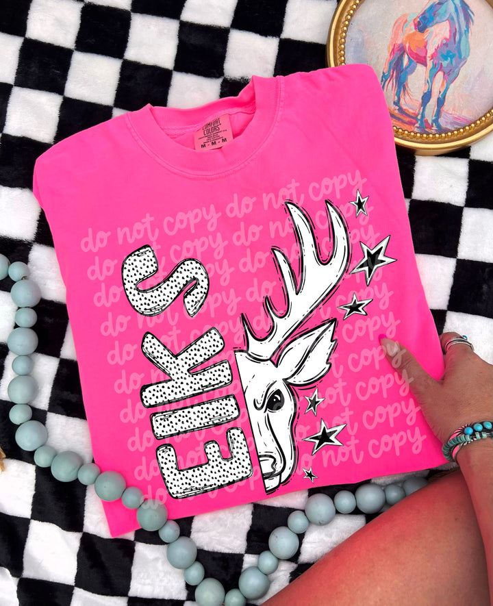 BW Dottie Mascots DTF Print