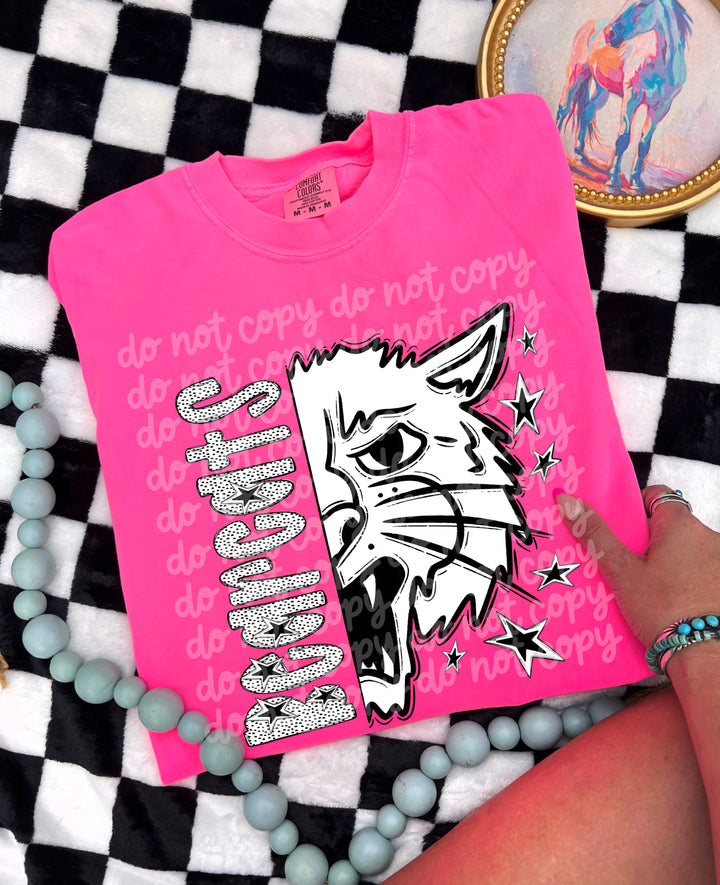 BW Dottie Mascots DTF Print