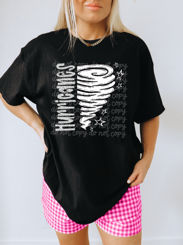 BW Dottie Mascots DTF Print