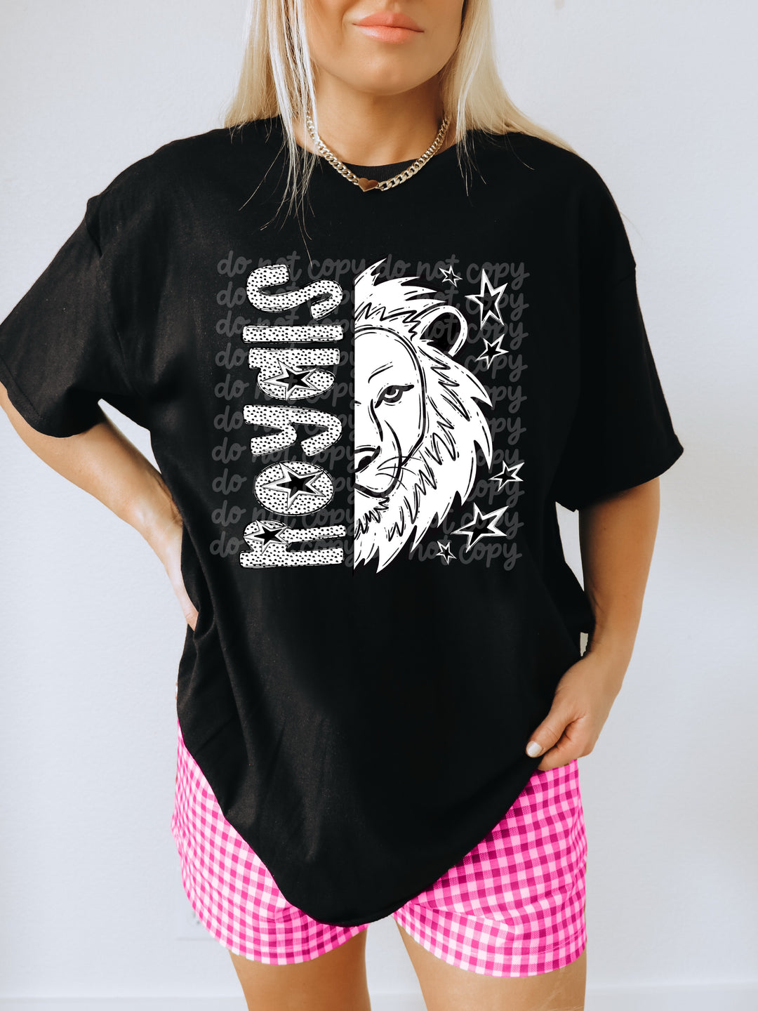 BW Dottie Mascots DTF Print