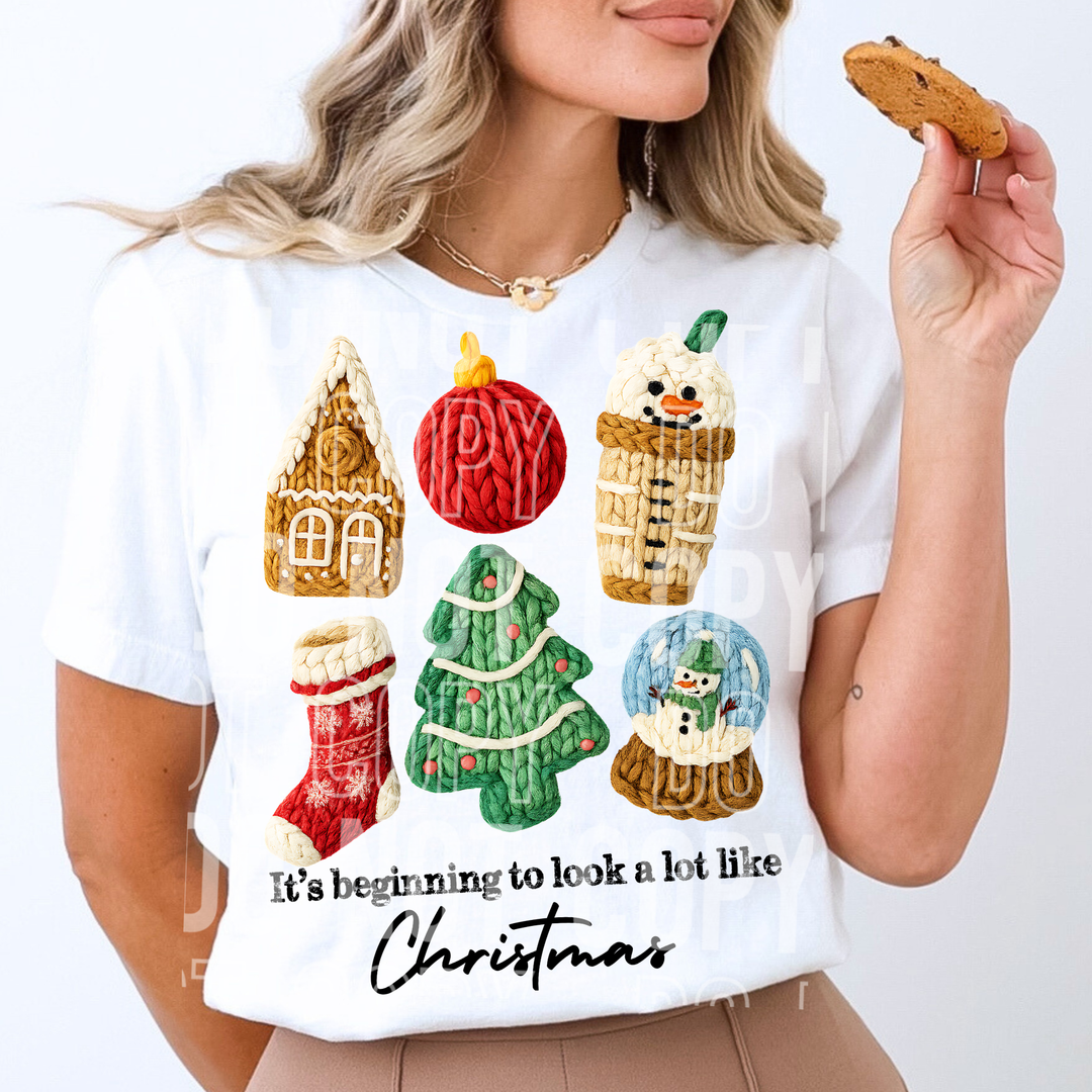 It’s Beginning To Look A Lot Like Christmas DTF Print