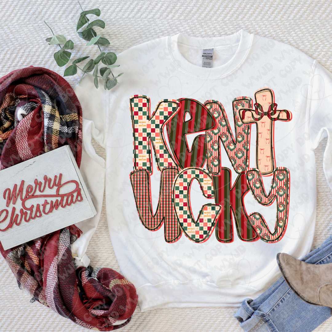 Merry State Alpha DTF Print