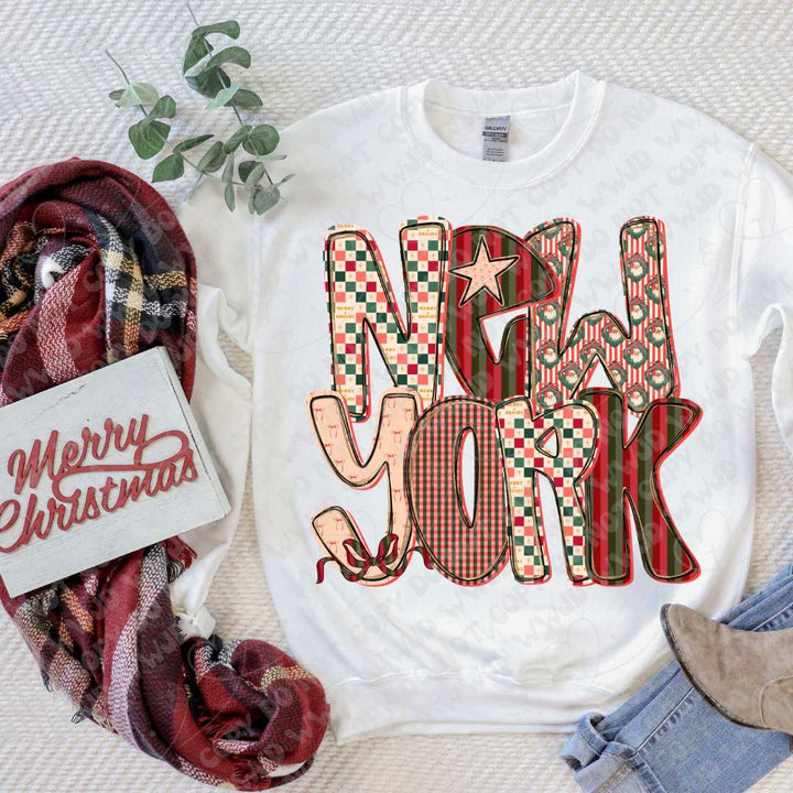 Merry State Alpha DTF Print