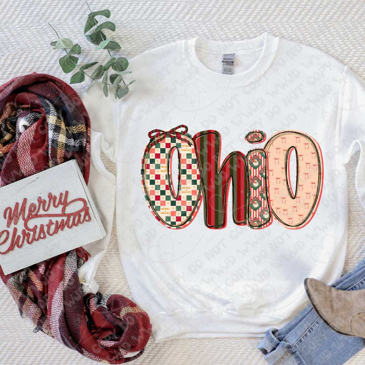 Merry State Alpha DTF Print