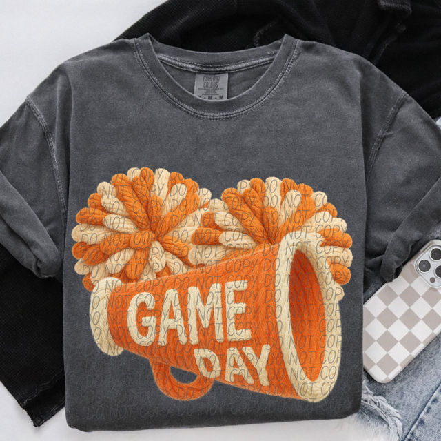 Yarn Game Day Cheer DTF Print