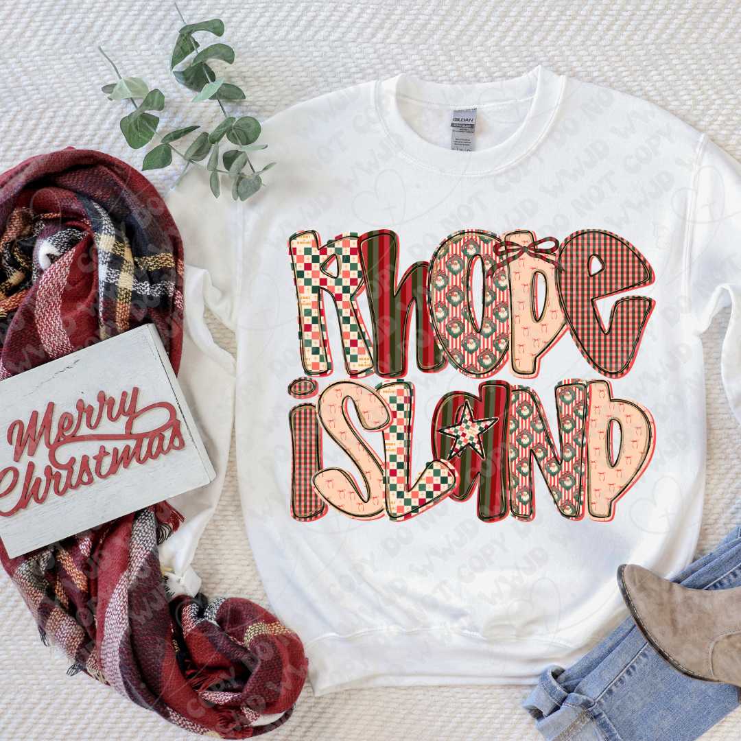 Merry State Alpha DTF Print