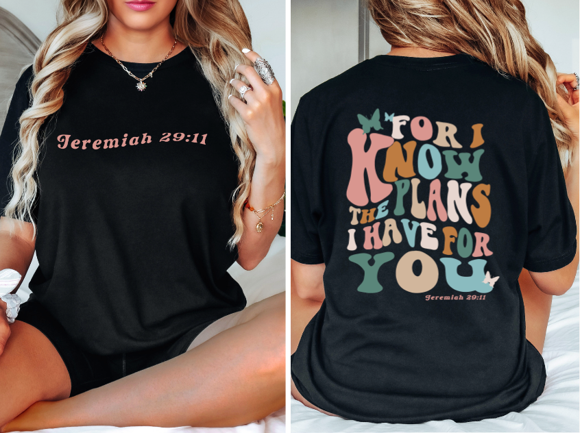 For I know the Plans DTF Print