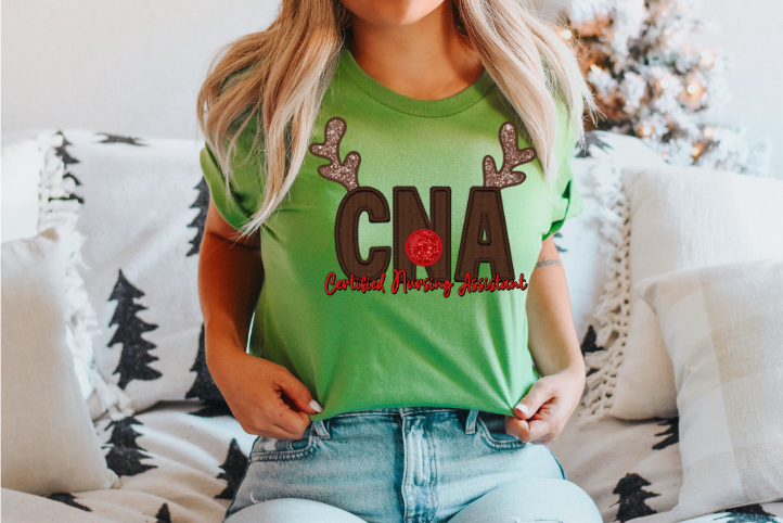 Medical Field Reindeers DTF Print